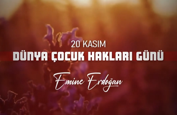 Emine Erdoğan’dan 20 Kasım Dünya Çocuk Hakları Günü Paylaşımı