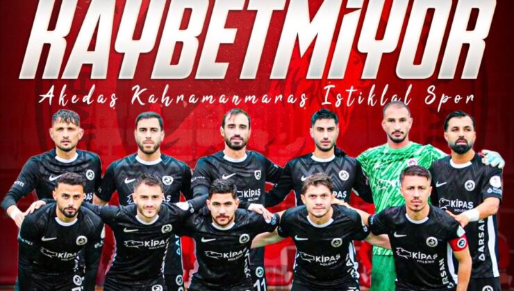 Akedaş Kahramanmaraş İstiklalspor, 459 Gündür İç Sahada Yenilmiyor!