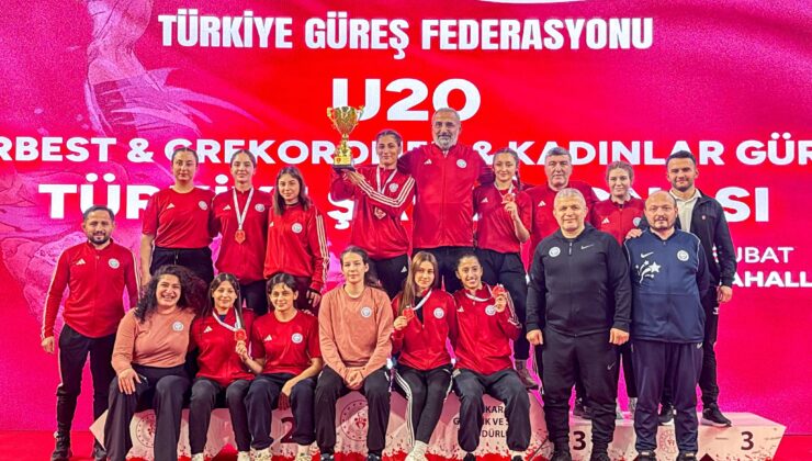 U20 Kadınlar Güreş Türkiye Şampiyonası Sona Erdi: Şampiyon ASKİ Spor Kulübü