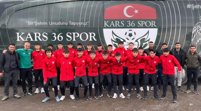Kars 36 Spor U16 Türkiye finalleri için Bingöl yolunda…
