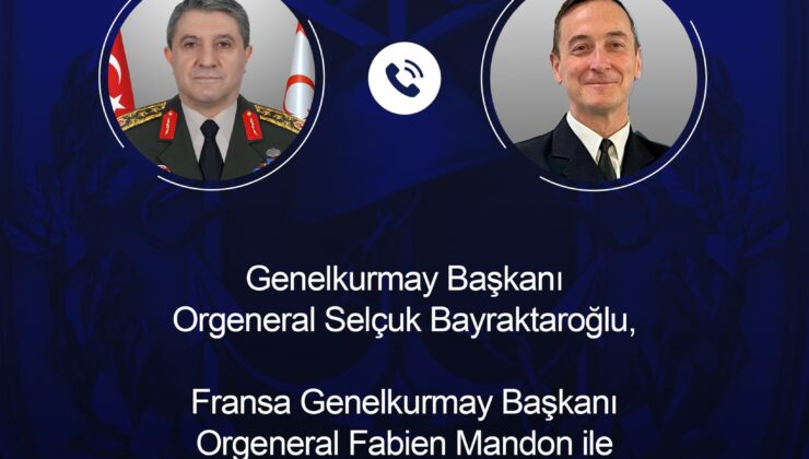 Genelkurmay Başkanı Bayraktaroğlu, Fransız Mevkidaşı Mandon İle Görüştü