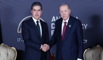 Cumhurbaşkanı Erdoğan, IKBY Başkanı Neçirvan Barzani’yi Kabul Etti: Masada Bölgesel İstikrar ve Kalkınma Yolu Var