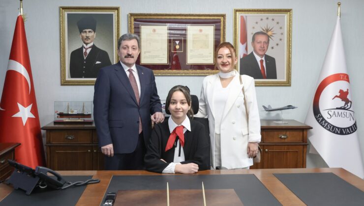 Samsun Valisi Orhan Tavlı Makamını Diclenur Karahisar’a Devretti