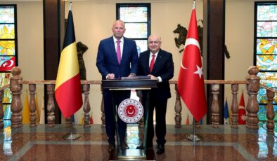 Milli Savunma Bakanı Yaşar Güler, Belçikalı Mevkidaşı Theo Francken İle Bir Araya Geldi