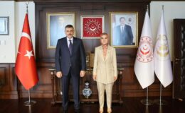 İçişleri Bakanı Mustafa Çiftçi’den Aile ve Sosyal Hizmetler Bakanı Mahinur Özdemir Göktürk’e Ziyaret
