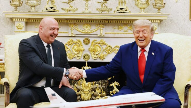 Lübnan Cumhurbaşkanı Avn Ve ABD Başkanı Trump Beyaz Saray’da Bir Araya Geldi