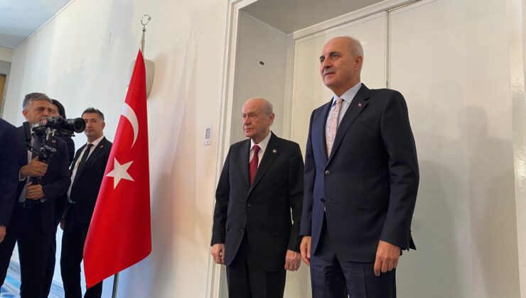 TBMM Başkanı Numan Kurtulmuş MHP Lideri Devlet Bahçeli ile Görüştü