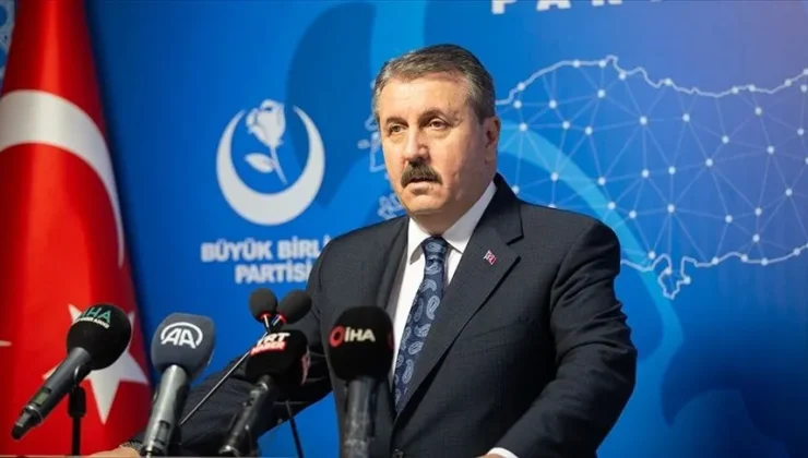 BBP Lideri Destici’den Cumhurbaşkanı Erdoğan’a AK Parti’nin 25. Yılı Tebriği