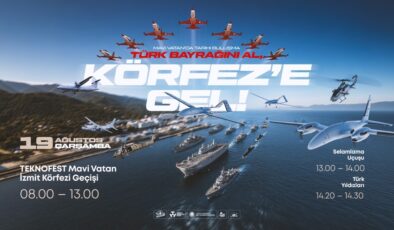 TEKNOFEST Mavi Vatan Kapsamında İzmit Körfezi’nde Tarihi Donanma Ve İHA Geçişi Yapılacak