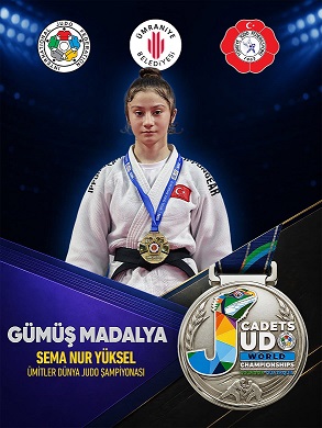 Milli Judocu Sema Nur Yüksel Dünya İkincisi Oldu